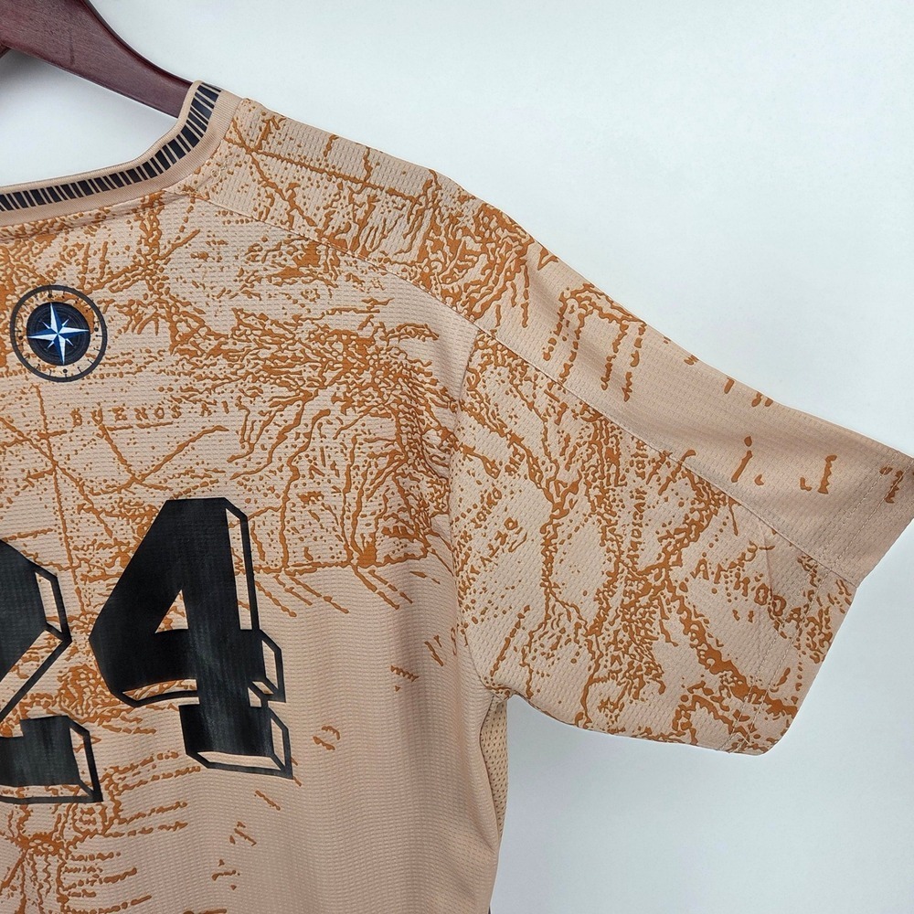 Adidas Argentina World Cup Soccer Away Jersey Special Gold Mens Medium #24 - Picture 12 of 16